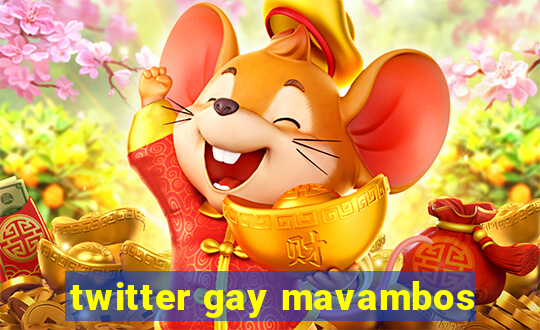 twitter gay mavambos